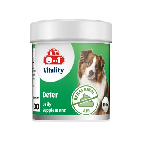 8in1 Vitality Deter Tabletki dla psów przeciw koprofagii - 100 tabletek