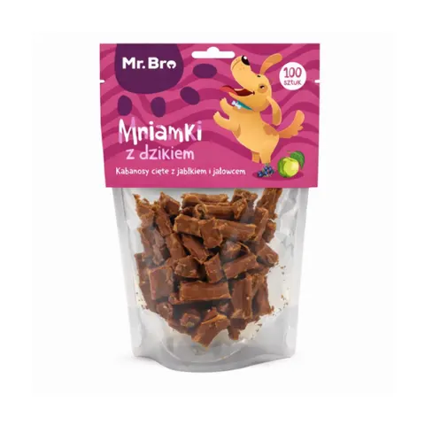 MR BRO Mniamki Przysmaki z dzika dla psów - 80 g