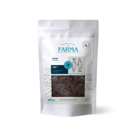 FARMA Trenerki z łososia dla psów - 80g