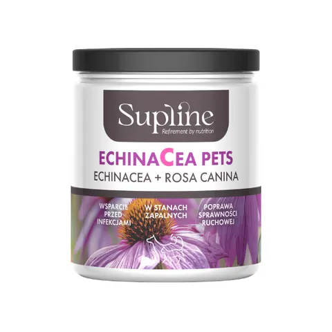 SUPLINE EchinaCea Pet - naturalne wsparcie odporności psów i kotów - 50 g