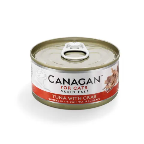 CANAGAN Tuńczyk z krabem - karma mokra dla kotów - 75 g