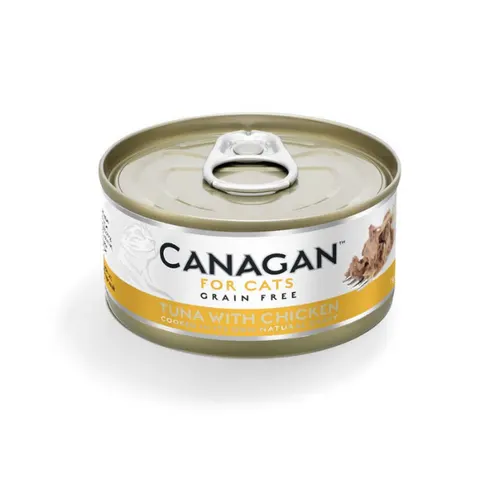 CANAGAN Tuńczyk z kurczakiem - karma mokra dla kotów - 75 g