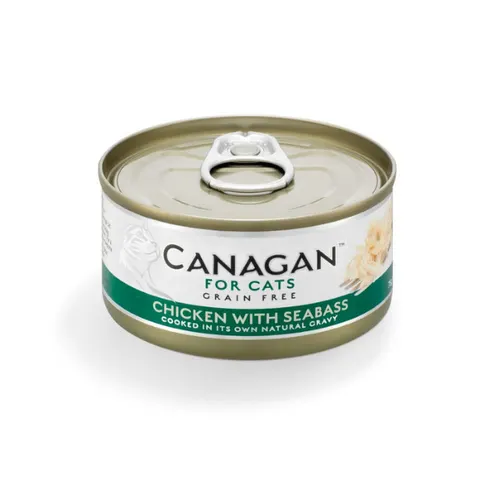 CANAGAN Kurczak z okoniem morskim - karma mokra dla kotów - 75 g