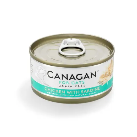 CANAGAN Kurczak z sardynką - karma mokra dla kotów - 75 g