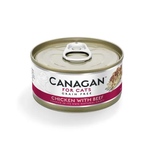 CANAGAN Kurczak z wołowiną - karma mokra dla kotów - 75 g