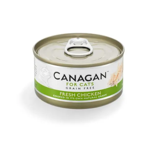 CANAGAN Świeży kurczak - karma mokra dla kotów - 75 g