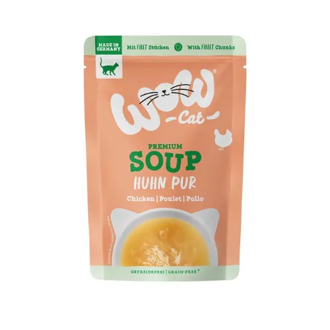 WOW CAT Suppe mit Huhn - Zupa z kurczakiem dla kota