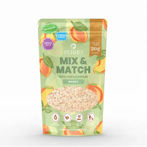 PERRO MIX & MATCH MANGO Przysmaki liofilizowane - 20 g