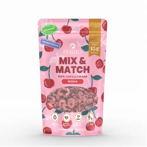 PERRO MIX & MATCH WIŚNIA Przysmaki liofilizowane - 15 g