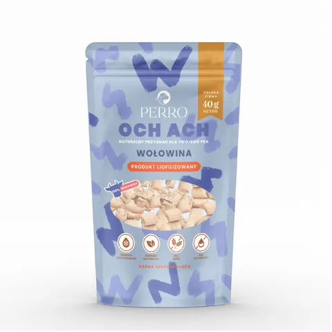 PERRO OCH ACH WOŁOWINA Przysmaki liofilizowane - 40 g