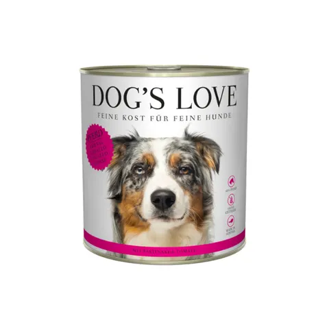 DOG'S LOVE Karma hipoalergiczna z koniną dla psów - 800 g