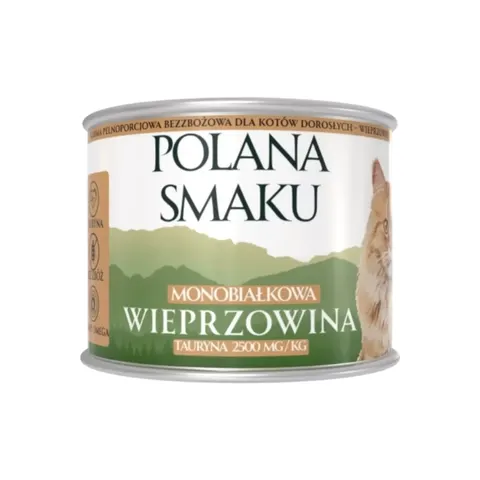 POLANA SMAKU Wieprzowina - karma mokra dla kotów - 200 g