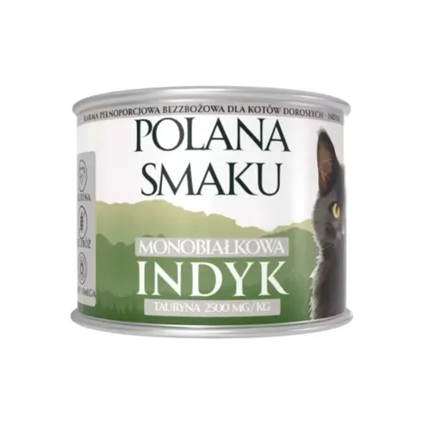 POLANA SMAKU Indyk - karma mokra dla kotow - 200 g