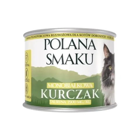 POLANA SMAKU KURCZAK - karma mokra dla kotów - 200 g