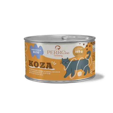PERRO Karma mokra dla kotów - koza - 185 g