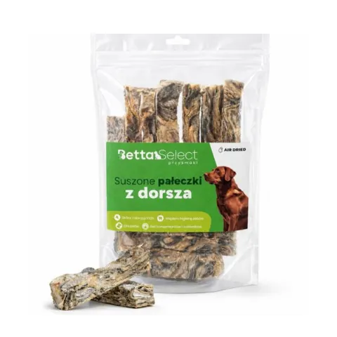 BETTA SELECT Suszone pałeczki z dorsza dla psów