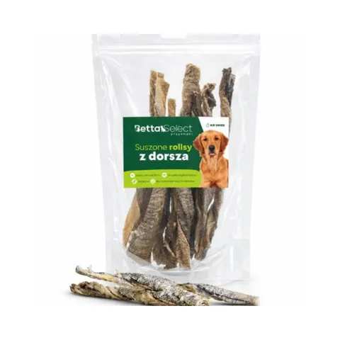BETTA SELECT Suszone rollsy z dorsza dla psów - 100 g