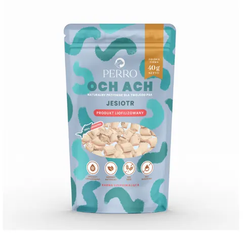 PERRO OCH ACH Jesiotr Przysmaki liofilizowane - 40 g