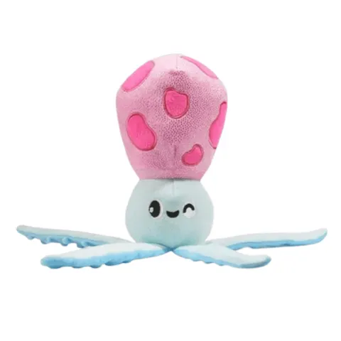 Hugsmart Ocean Pals – Squid - Interaktywna kałamarnica z długimi mackami dla psa