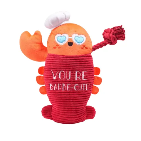 HUGSMART Beach Daze – Lobster – Homar z liną do szarpania