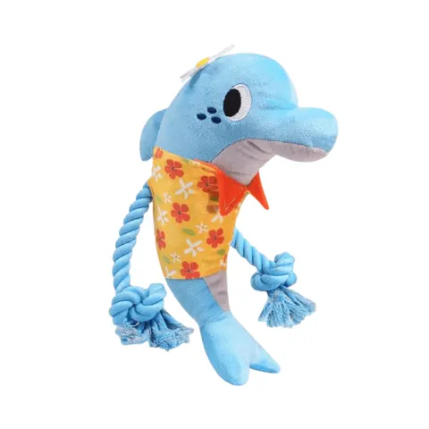 HUGSMART Beach Daze – Dolphin – Delfin z linowymi płetwami