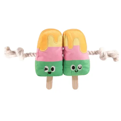 HUGSMART Beach Daze – Twin Pop - Lodowy szarpak dla psa