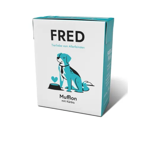 FRED Karma mokra dla psa - muflon z dynią - 390 g