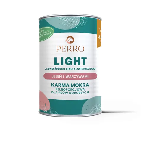 PERRO Light Jeleń z warzywami - karma monobiałkowa dla psów