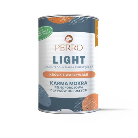 PERRO Light Królik z warzywami - karma monobiałkowa dla psów