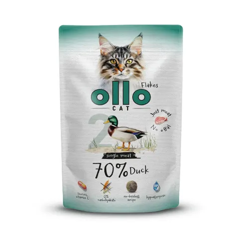 OLLO CAT nr 2 Kaczka - karma mokra dla kotów - 85 g