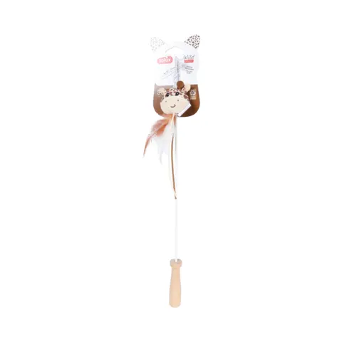 ZOLUX WILD Wędka dla kota teleskopowa - mokka - 60 cm