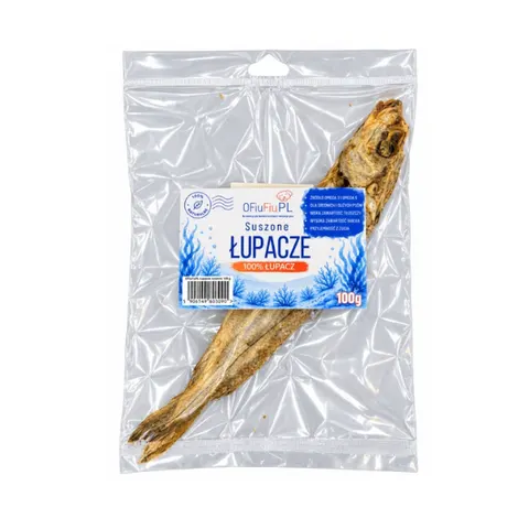 Suszone łupacze dla psa naturalny rybny przysmak dla psa - 100 g