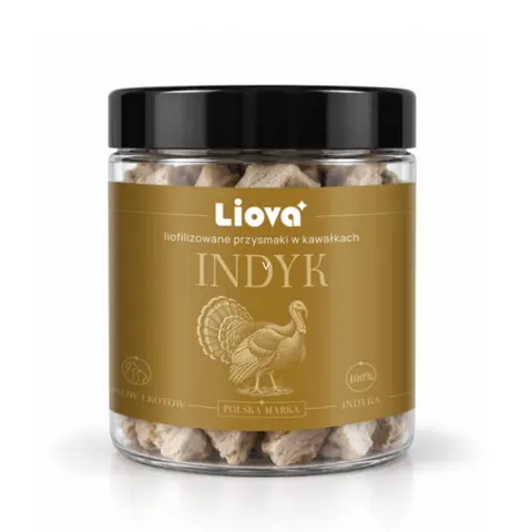 LIOVA Indyk – liofilizowany przysmak dla psa i kota - 40 g