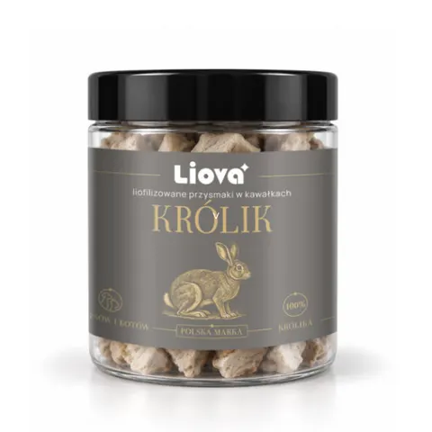 LIOVA Królik – liofilizowany przysmak dla psa i kota - 40 g