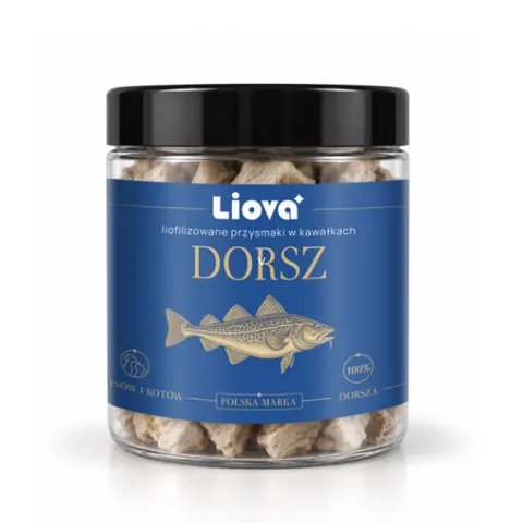 LIOVA Dorsz – liofilizowany przysmak dla psa i kota - 40 g