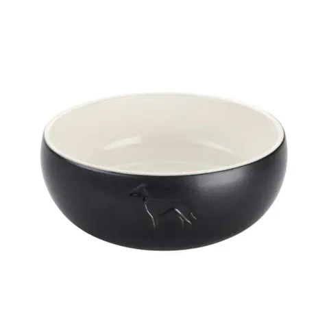 HUNTER Miska ceramiczna LUND dla psa - kolor czarny - 310 ml