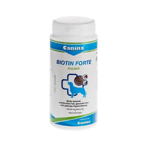 CANINA PHARMA Biotyna Forte w proszku - suplement dla psów - 200 g