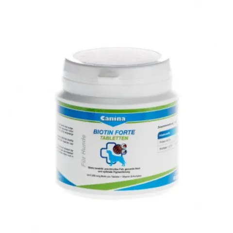 CANINA PHARMA Biotyna Forte w tabletkach - suplement dla psów - 30 tabletek