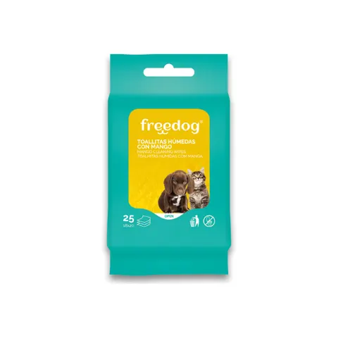FREEDOG CHUSTECZKI PIELĘGNACYJNE Z MANGO dla psa i kota