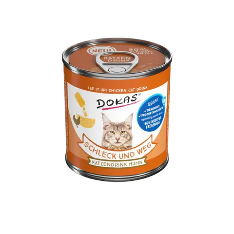 DOKAS Napój o smaku kurczaka dla kota - 100g