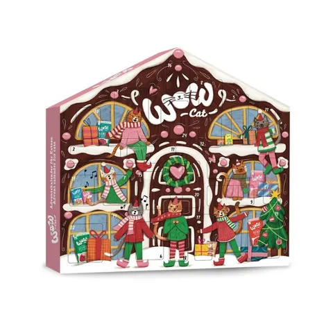 WOW CAT Kalendarz adwentowy dla kota - 228 g