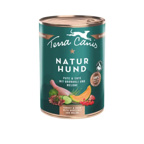 Terra Canis Naturhund - Indyk z kaczką - karma dla psów - 400 g