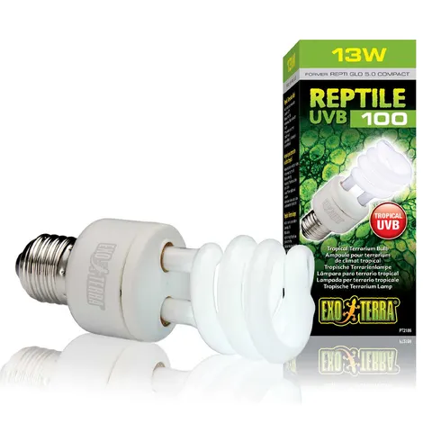 EXO TERRA REPTI GLO 5.0 100 13W - ŻARÓWKA UVB COMPACT DO TERRARIUM