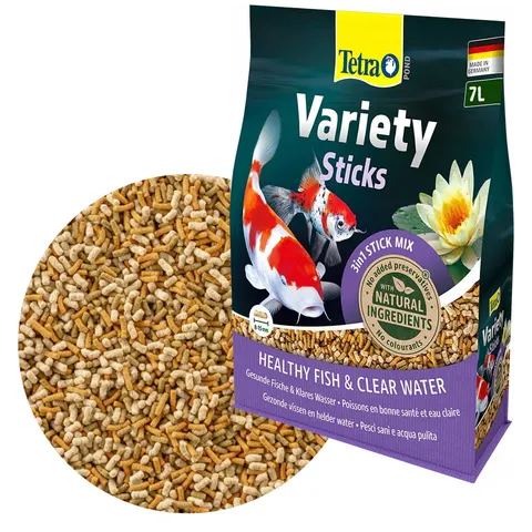 TETRA POND VARIETY STICKS 7L Mix 3 Pokarmów Dla Ryb