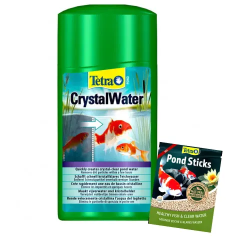 TETRA POND CrystalWater 250ml - Usuwa Zanieczyszczenia Wody