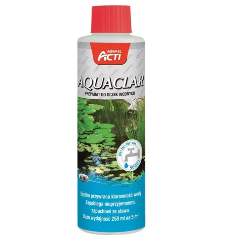 AQUAEL ACTI POND AQUACLAR 250ml PREPARAT KLARUJACY WODĘ