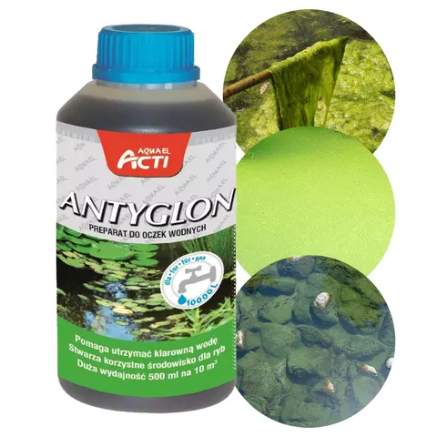 Aquael ACTI Pond ANTYGLON 500ml PREPARAT ZWALCZAJĄCY GLONY