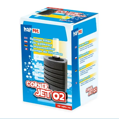 Happet filtr gąbkowy narożny corner jet 02 do 80l