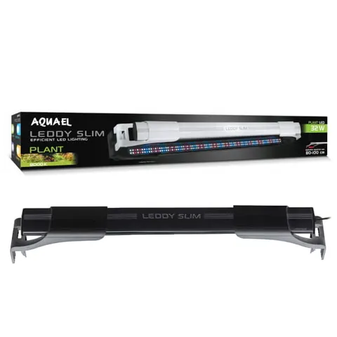 AQUAEL LEDDY Slim Plant 32W BELKA LED 2.0 80-100cm CZARNA