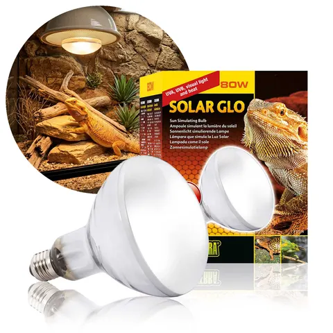 EXO TERRA Żarówna SOLAR GLO 80W Światło Słoneczne UVA UVB IR